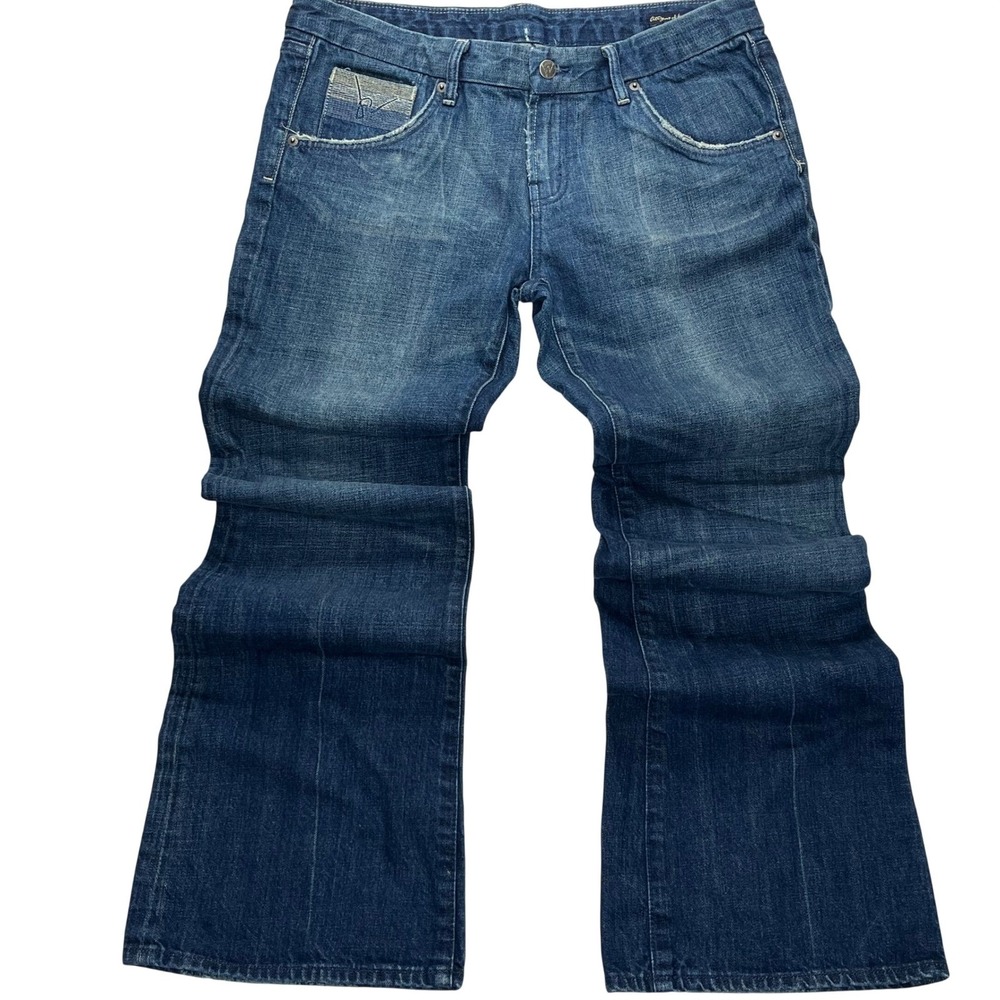 Citizens of Humanity Jeans 034-038 Mens 32 Blue Cotton Straight Leg Made in USA